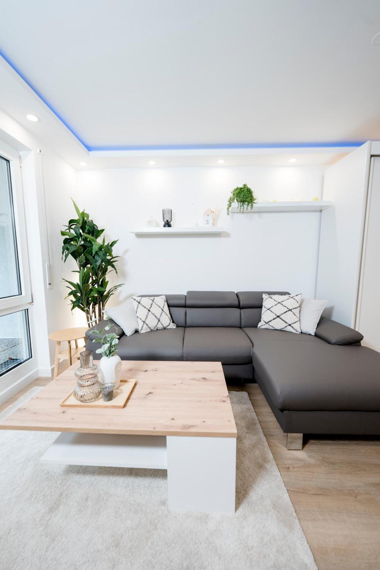 Bellabene Modernes Studio Apartment In Zentraler Lage Mit Terrasse, Parkplatz, Smarttv Пфорцхайм Экстерьер фото